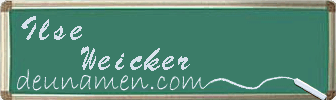Ilse Weicker Visitenkarte